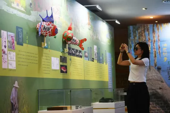 园内的中国渔文化展